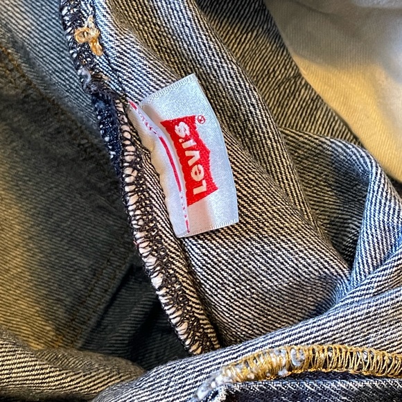 Levi 501 Jeans Blue Mens 36x32 Button Fly Straight Leg - Picture 6 of 6